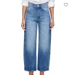 DL1961 Taylor Relaxed Barrel High Rise Jeans in North Water